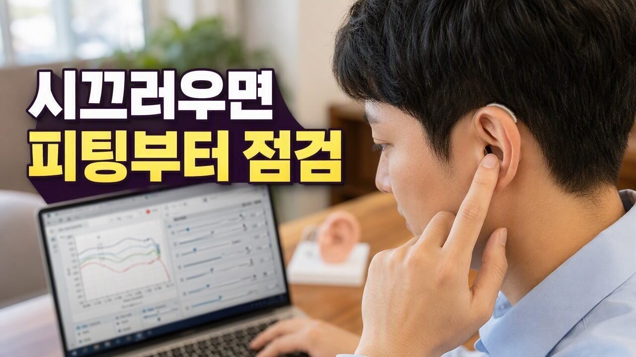 신대방동보청기 소음 속 어음 청취력을 높이는 피팅 조절 과정